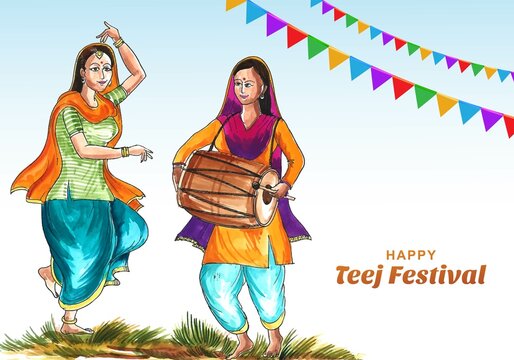 70+ Teej Images, Pictures, Photos