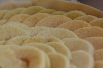 my wife cook an apple pie