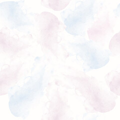 Abstract vector watercolor background with blue and pink brush strokes