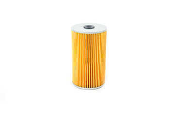 Auto parts accessories : Oil , fuel or air filter for engine car isolated on white background..