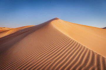 Fototapeta na wymiar Sand Dunes In Saudi Arabia