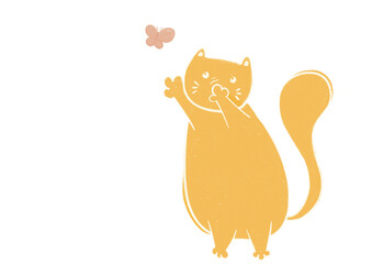 illustration of a cat