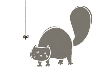 illustration of a cat