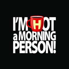 Coffee lover gift t-shirt design with big red cup