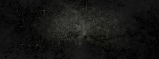Dark cement wall background and texture. Black watercolor texture with abstract washes and brush strokes on white paper background.. grunge textures and backgrounds use for text - obrazy, fototapety, plakaty