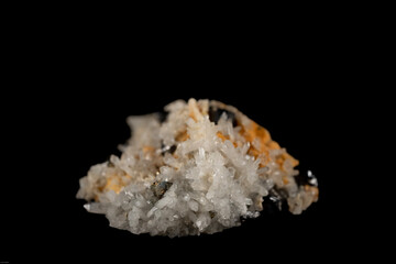 cluster of tiny quartz crystals