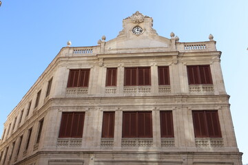 Ancient colonial palace in Havana, Cuba