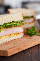 Katsu Sando with Wasabi Mayonnaise