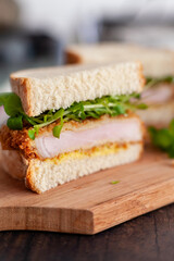 Katsu Sando with Wasabi Mayonnaise