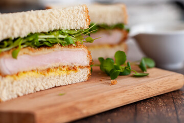 Katsu Sando with Wasabi Mayonnaise