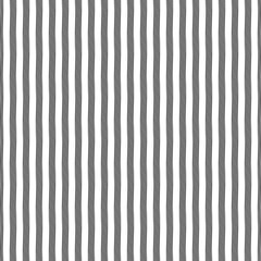 Black lines on white background. Striped wallpaper. Seamless surface pattern design with symmetrical linear ornament. Stripes motif. Digital paper for page fills, web designing, textile print. Vector