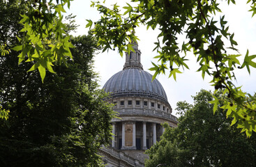 The dome of St Paul's Cathedral, London