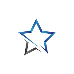 Star icon template vector