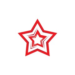 Obraz premium Star icon template vector