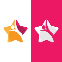 Star icon template vector
