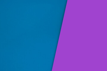 Dark vs light abstract Background with plain subtle smooth de saturated blue pink purple colours parted into two