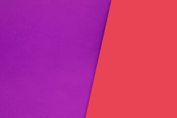 Dark vs light abstract Background with plain subtle smooth de saturated red pink purple colours parted into two