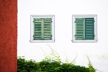 Street view of downtown Meersburg, Germany