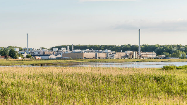 Catalyst Factory Haldor Topsoe At The Roskilde Firth In Frederikssund, Denmark, June 28, 2022