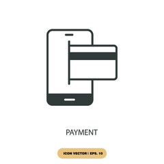 payment icons  symbol vector elements for infographic web