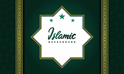 Arabic elegant luxury ornamental islamic background with islamic pattern decorative ornament
