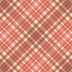 Tartan plaid pattern with texture and warm color.