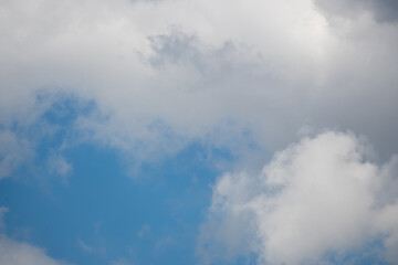 blue sky and white clouds