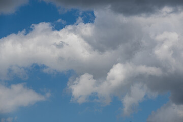 Obraz premium blue sky and white clouds