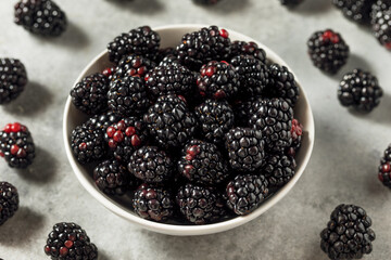 Raw Black Organic Blackberries
