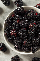 Raw Black Organic Blackberries