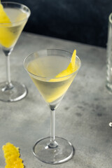 Boozy Cold Lemon Gin Martini