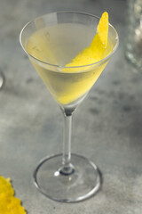 Boozy Cold Lemon Gin Martini