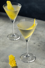 Boozy Cold Lemon Gin Martini