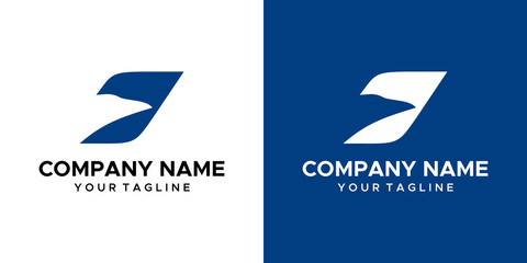 A bird's head themed graphic image, on a blue and white background. vector graphics base.