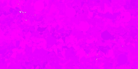 Light Pink vector backdrop with triangles, lines.