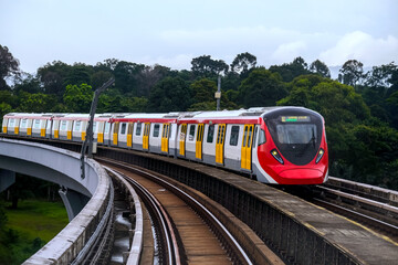 Malaysia Mass Rapid Transit (MRT) Putrajaya Line train