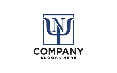 Alphabet NY illustration vector logo template