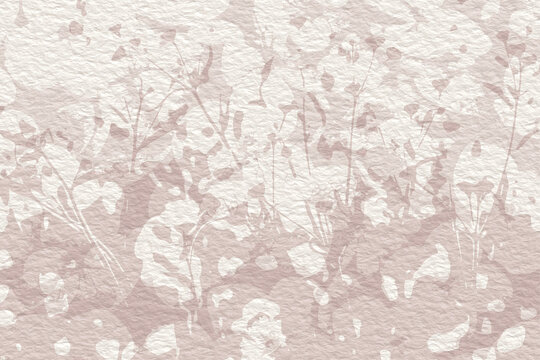 Delicate watercolor botanical digital paper floral background in soft basic nude beige tones