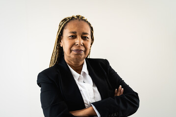 Senior African business woman portrait