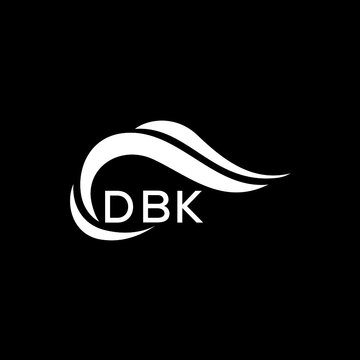 DBK letter logo. DBK best black ground vector image. DBK letter logo design for entrepreneur and business.