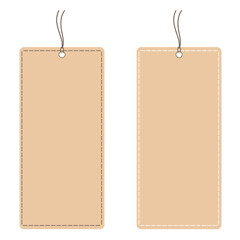 tag image illustration jpeg Horizontal set Angled Hangtag Seam Beige With String And Shadowimage price tag  Paper Label Isolated On White Background. Ready for your message.
 