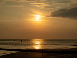 Fototapeta na wymiar Sea at sunset.