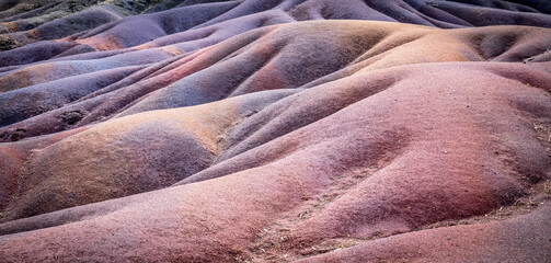 The most famous tourist place of Mauritius - earth of seven colors