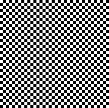 Checkered pattern, seamless background black white