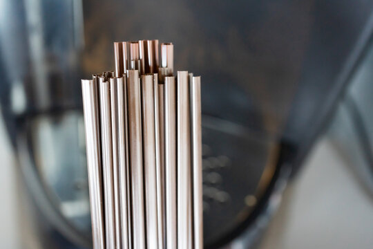 Brown Plastic Coffee Stirrer Sticks