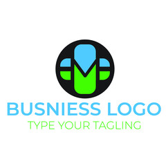 creative modern hospital and doctor logo design