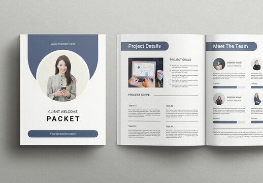 Client Welcome Packet Magazine