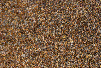 Rough and geometric pebble dash texture