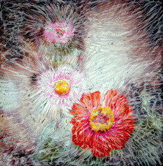 Polaroid Manipulations Flowers