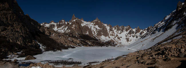 Frozen Toncek Lake - Patagonia Argentina